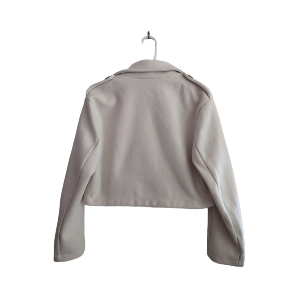 Women's SHEIN Double Breasted Cropped Pea Coat Size 6 (M) - Picture 6 of 9